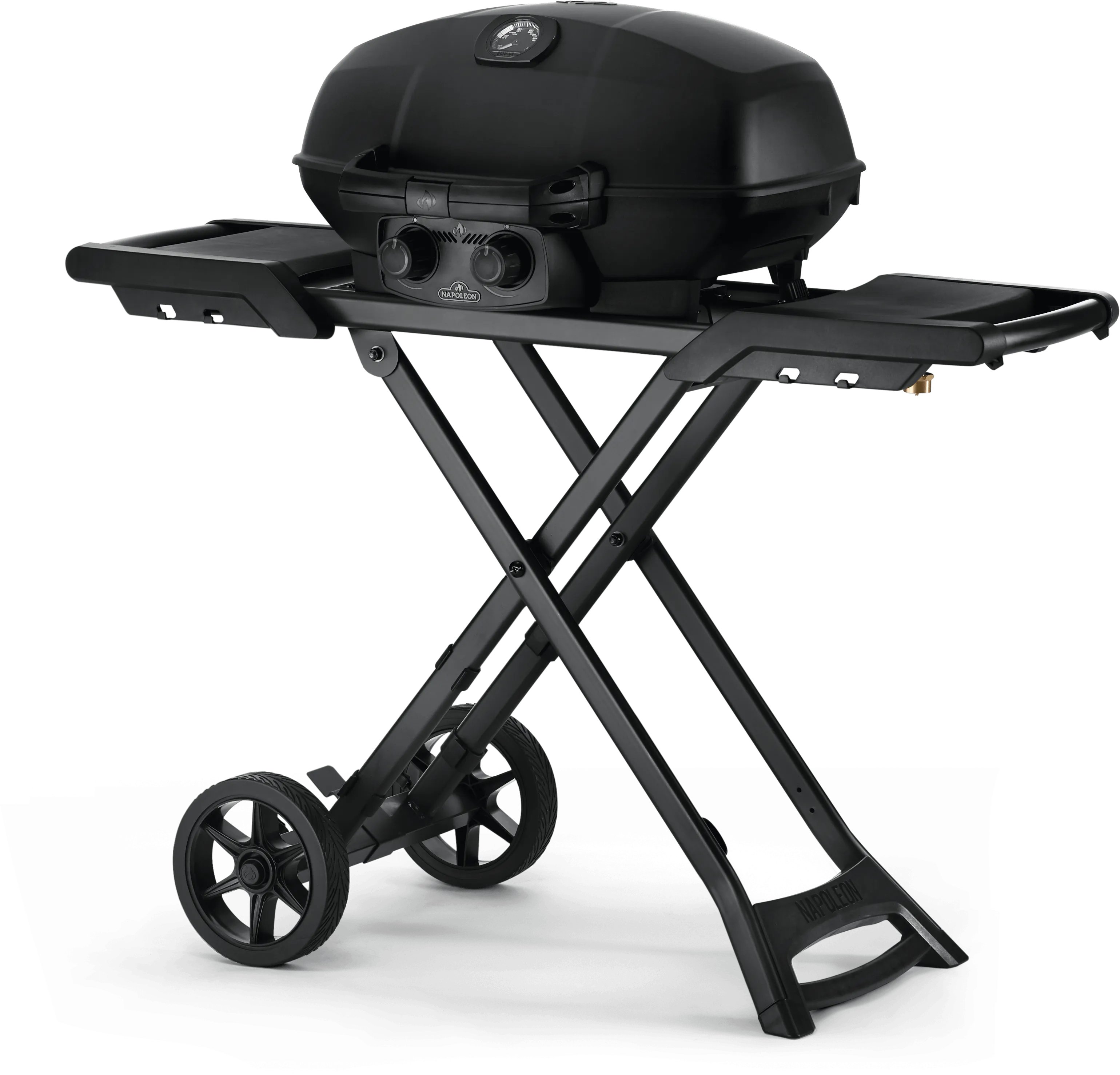 Napoleon PHANTOM TravelQ PRO 285 Portable BBQ with Scissor Cart (Matte Black)