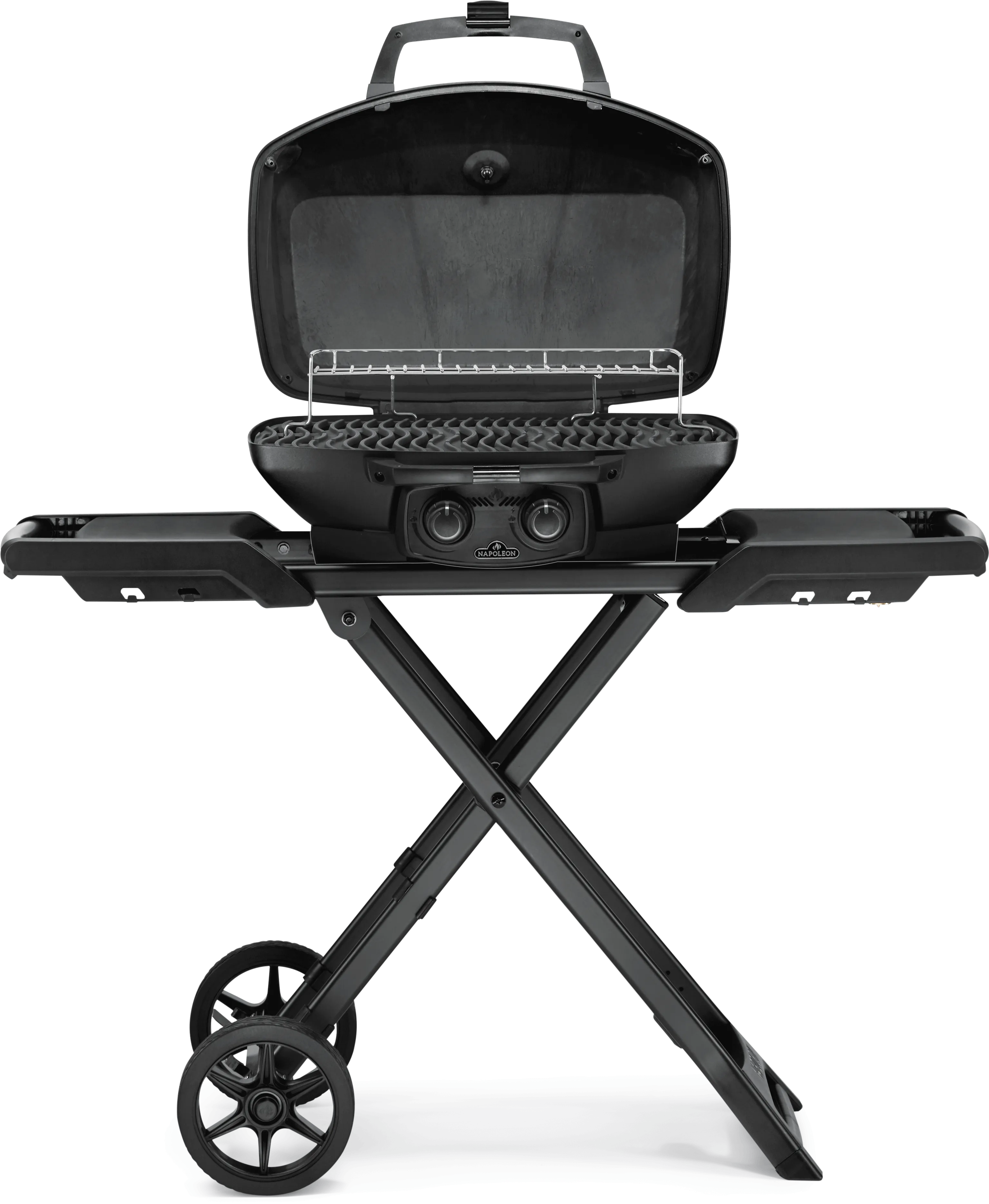 Napoleon PHANTOM TravelQ PRO 285 Portable BBQ with Scissor Cart (Matte Black)