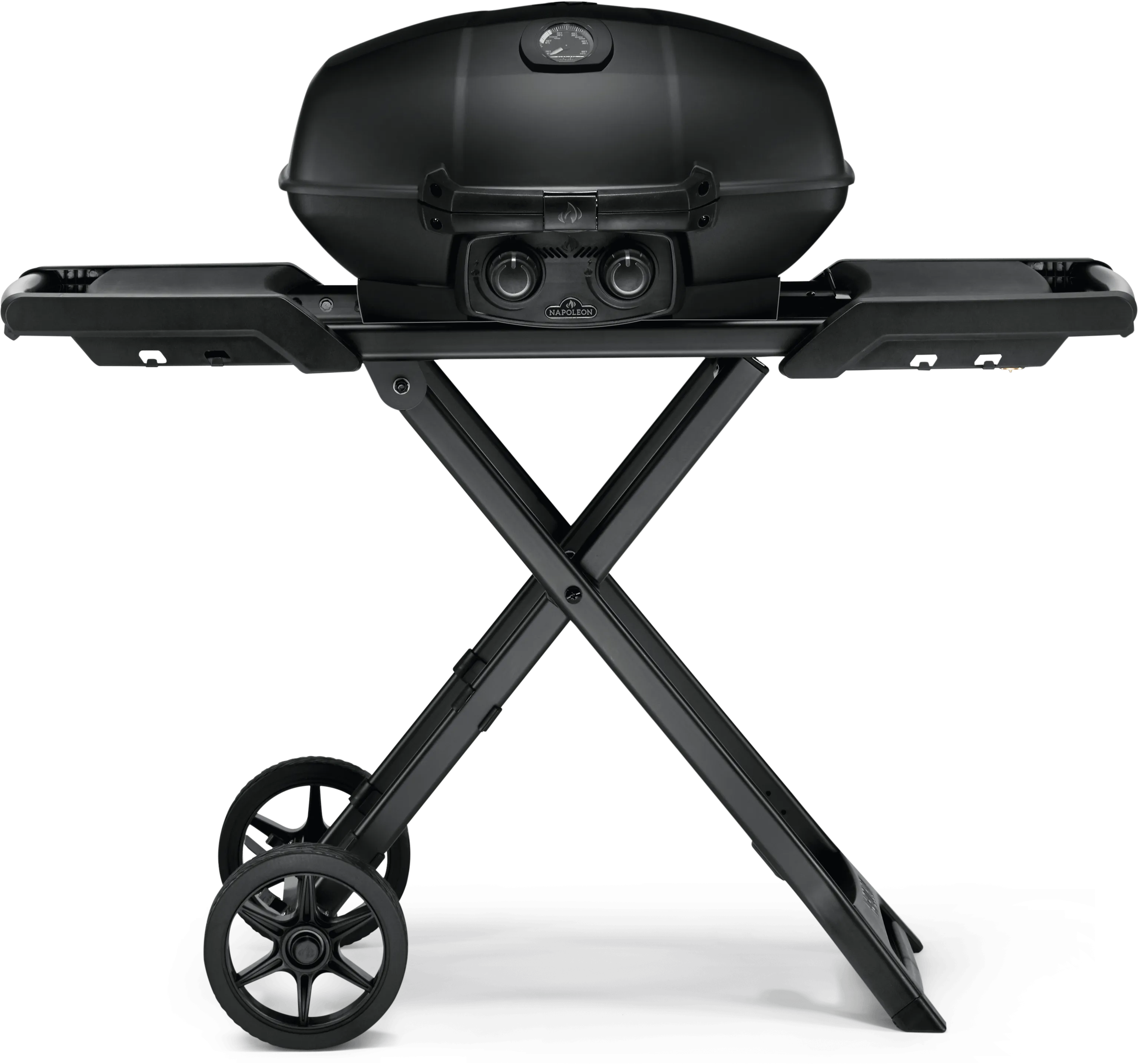 Napoleon PHANTOM TravelQ PRO 285 Portable BBQ with Scissor Cart (Matte Black)