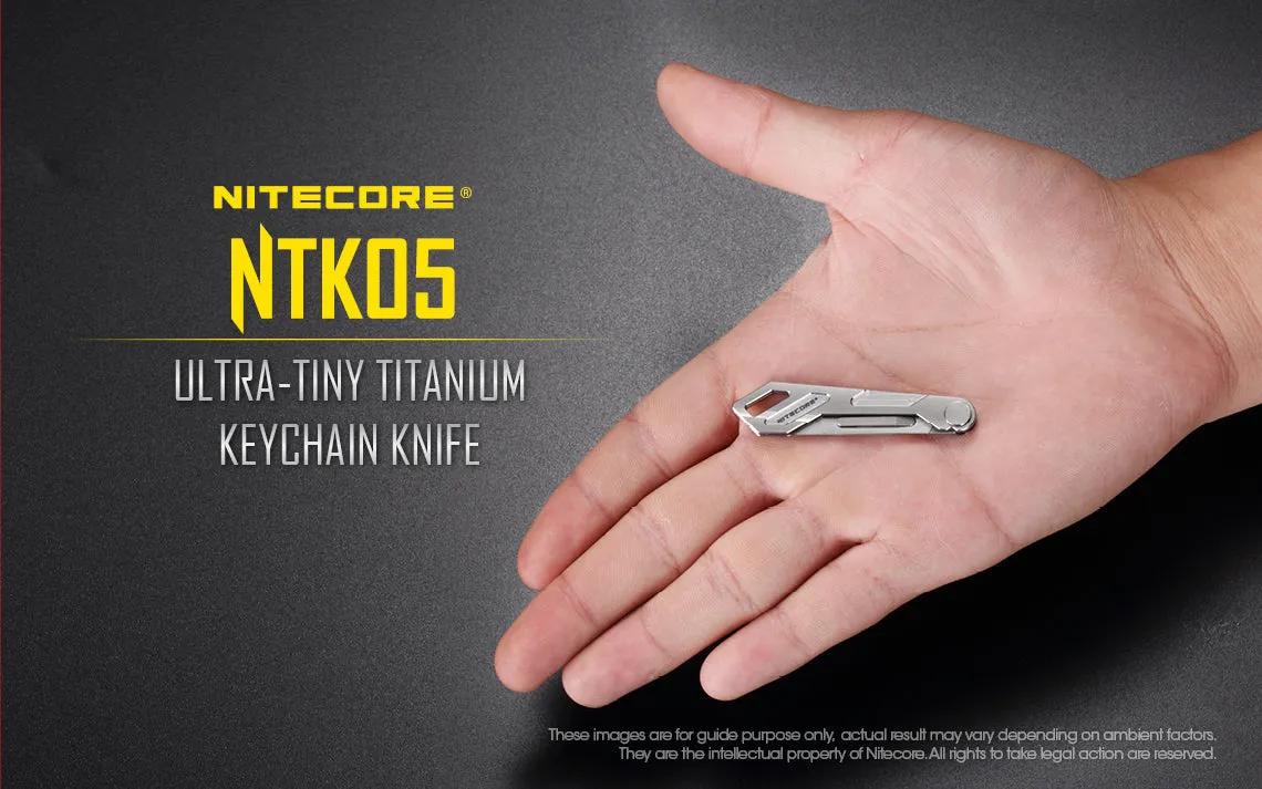 Nitecore NTK05 Ultra Tiny Titanium Keychain Knife