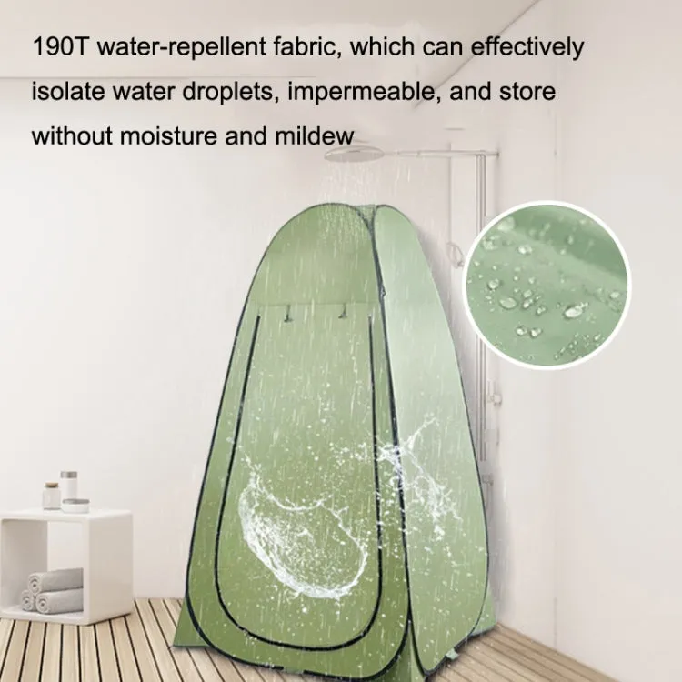 Outdoor Camping Toilet Changing Tent Automatic Shower Bathing Tent, Style: Double Person(Green)