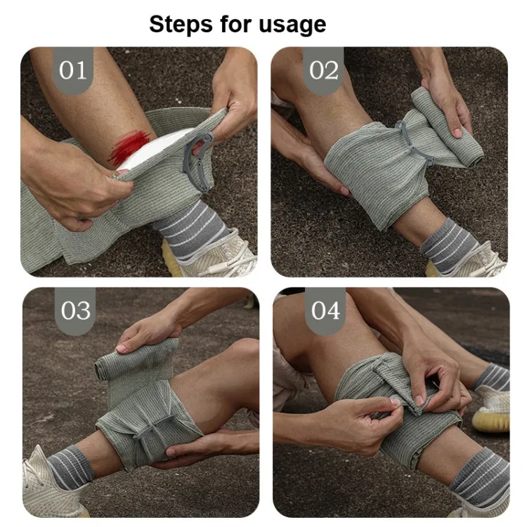 Outdoor Elastic Tourniquet Camping First Aid Vacuum Compression Bandage(Large)