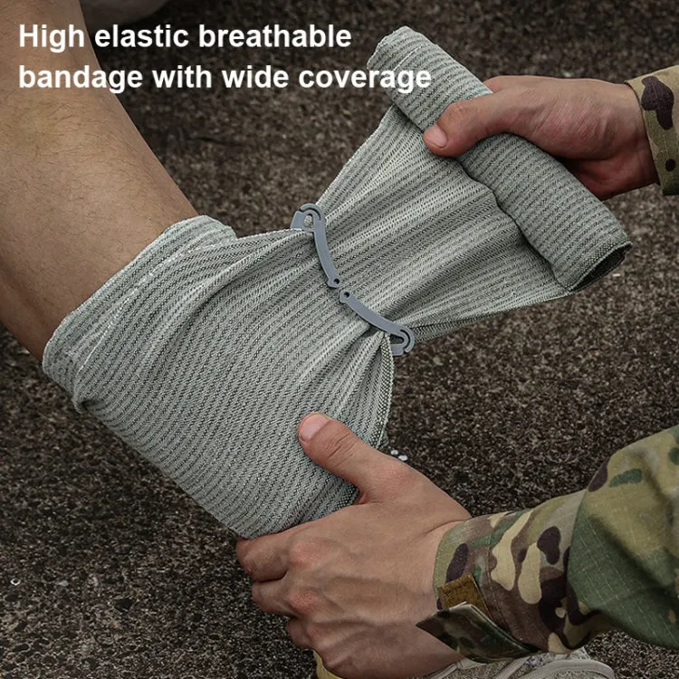 Outdoor Elastic Tourniquet Camping First Aid Vacuum Compression Bandage(Large)