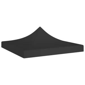 Party Tent Roof 3x3 m Black 270 g/m²