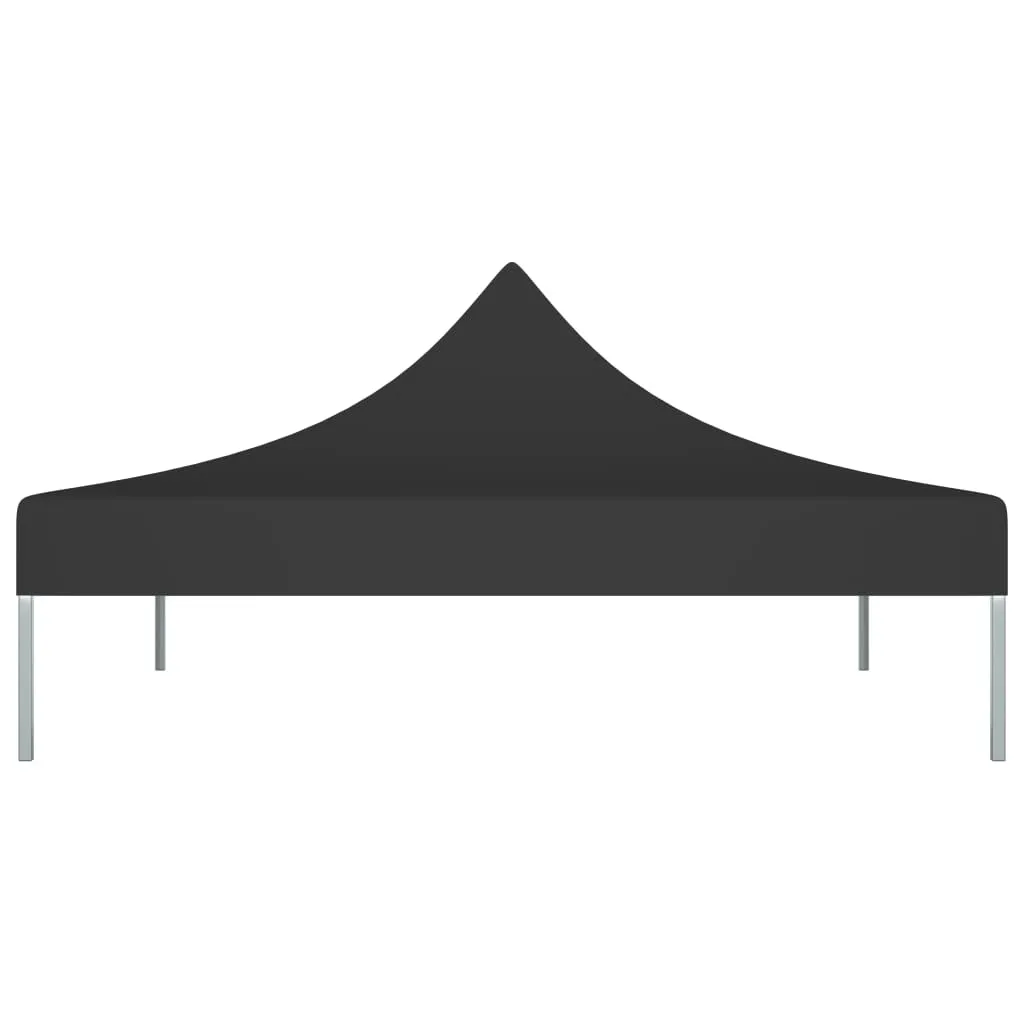 Party Tent Roof 3x3 m Black 270 g/m²