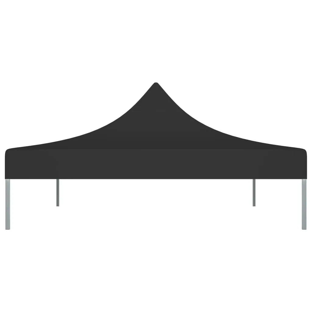 Party Tent Roof 4x3 m Black 270 g/m²