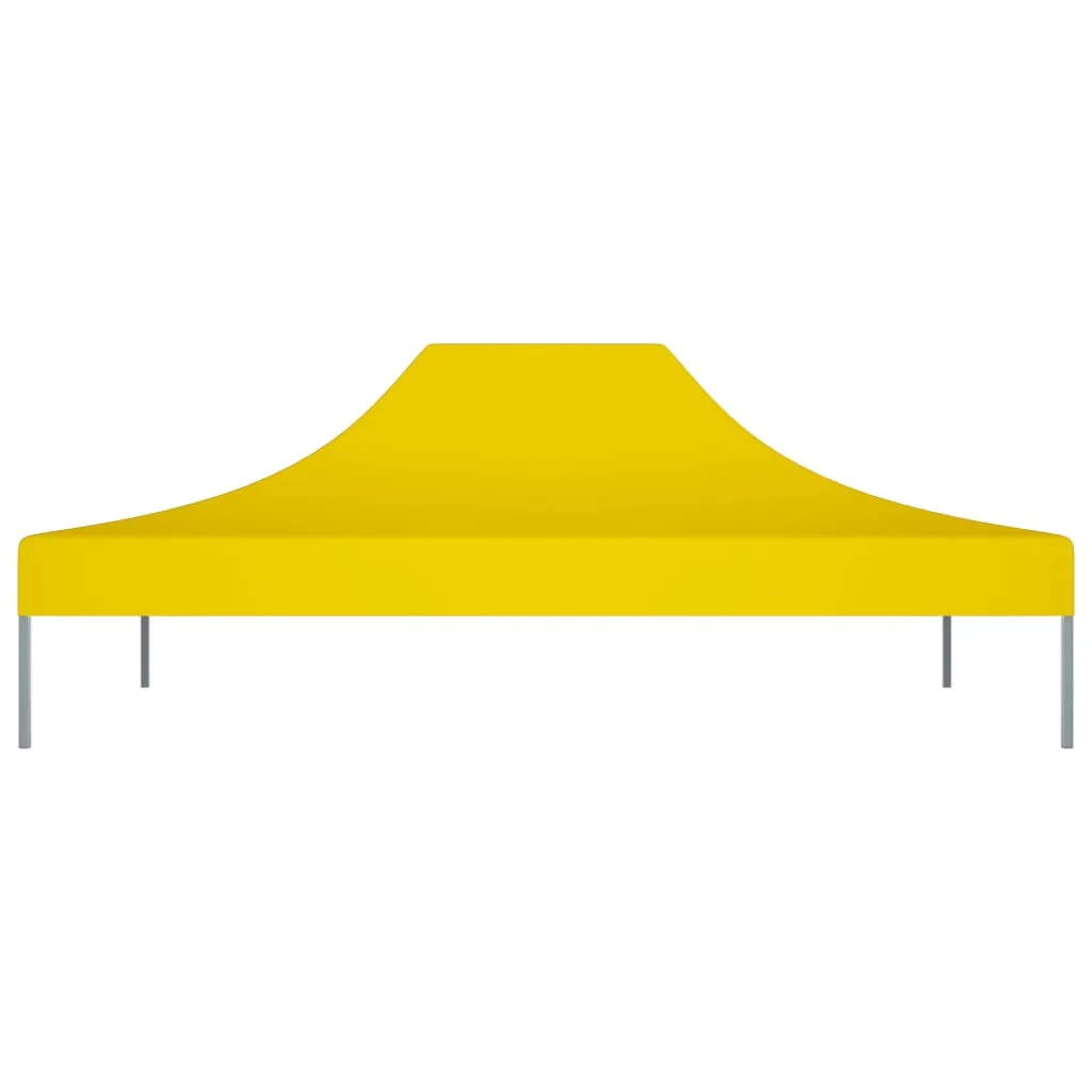 Party Tent Roof 4x3 m Yellow 270 g/m²