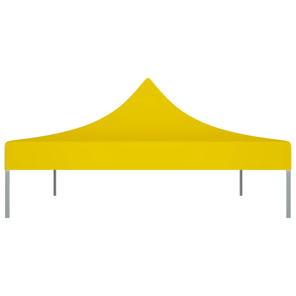 Party Tent Roof 4x3 m Yellow 270 g/m²