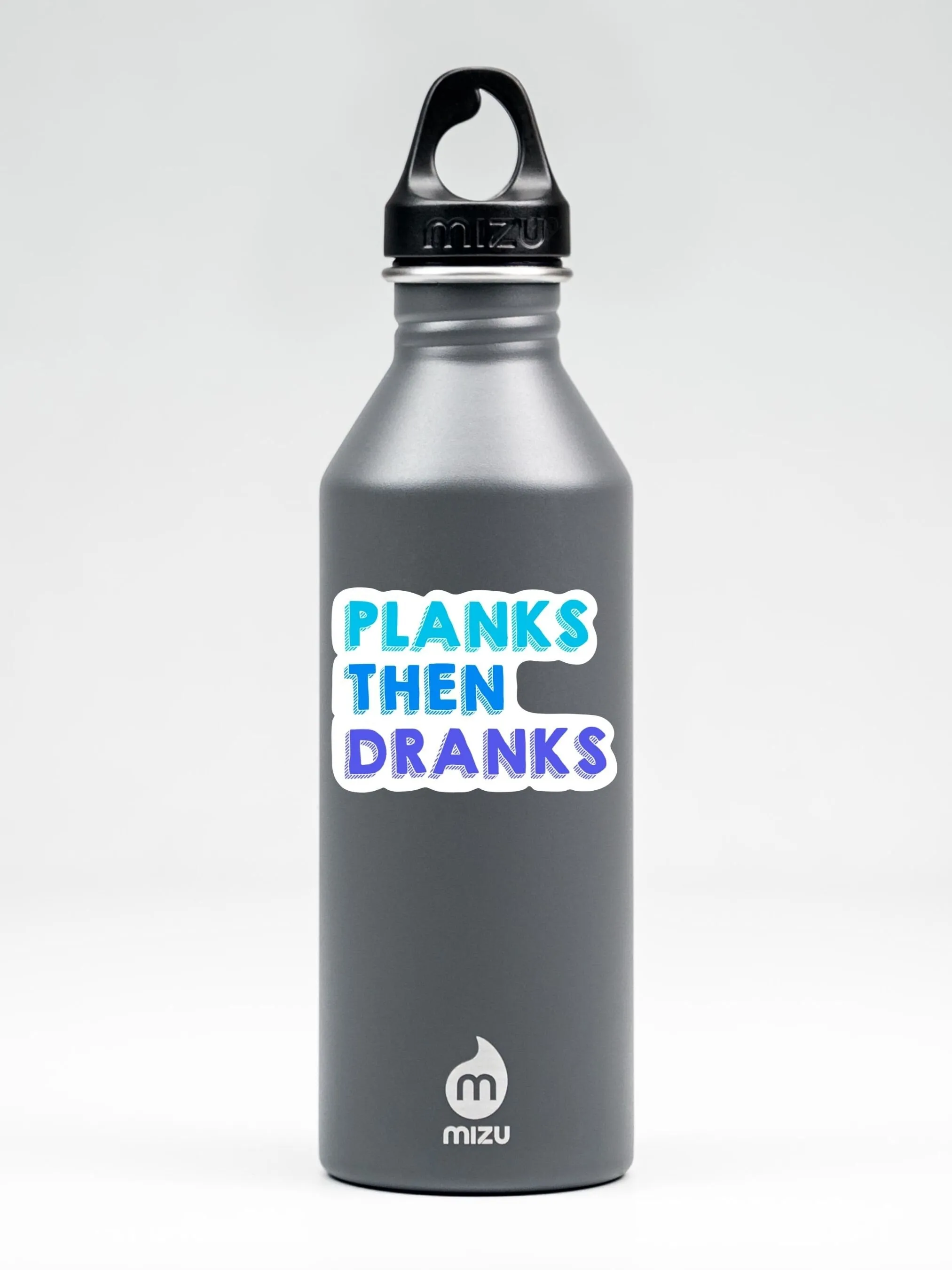 Planks Then Dranks Sticker Funny Workout Sticker Fitness