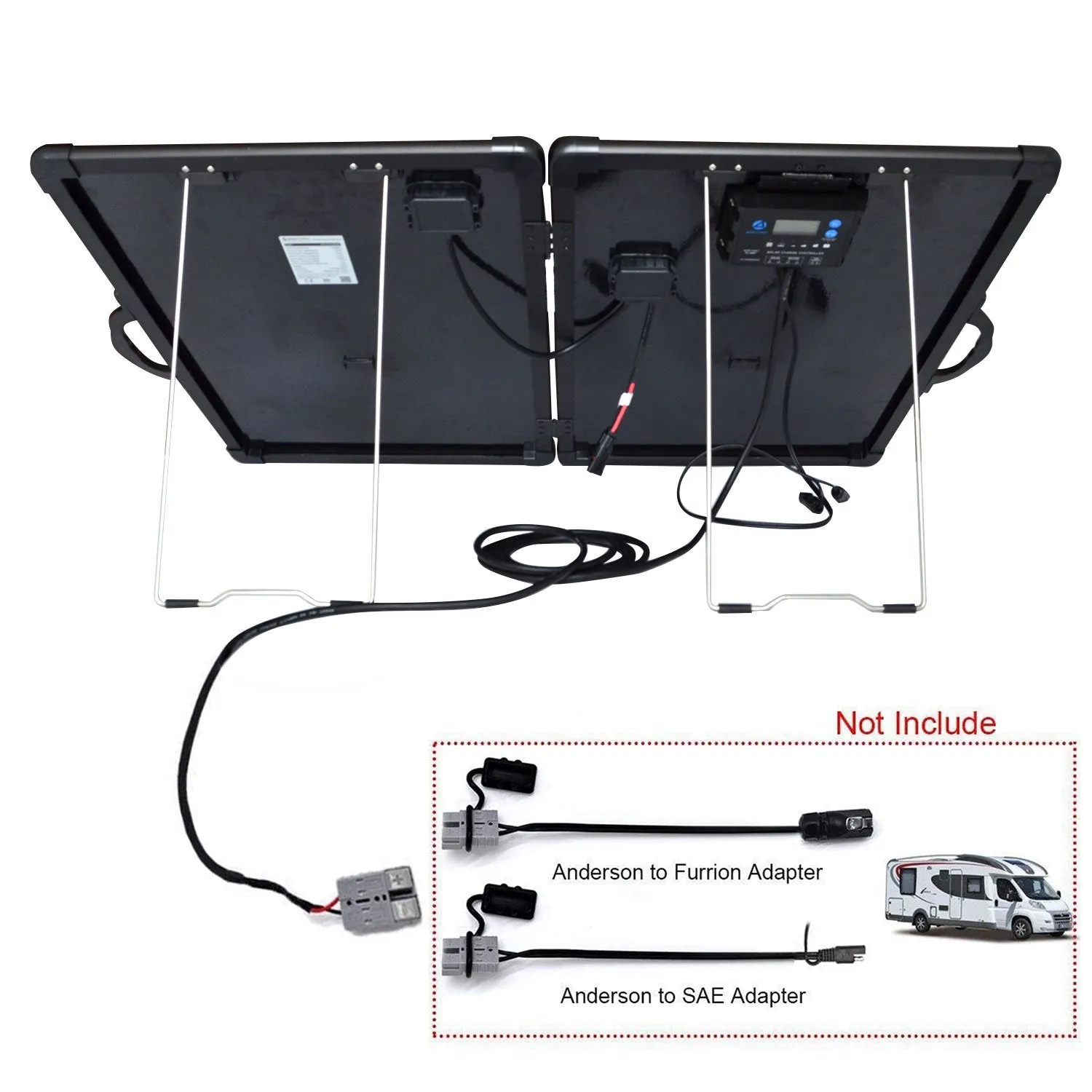 PLK 120W Portable Solar Panel Kit Lightweight Briefcase by ACOPOWER