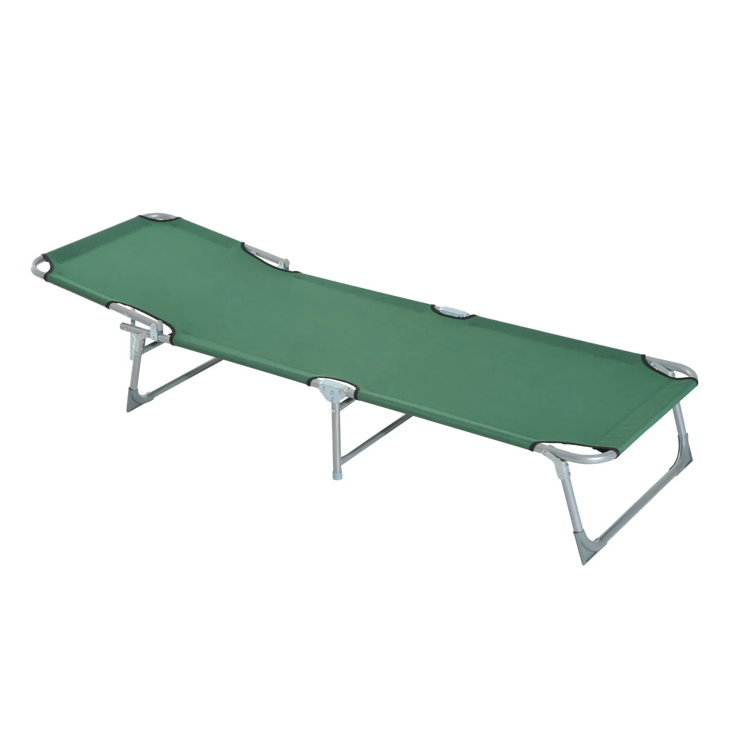 Portable Adjustable Lounger,Oxford Cloth-Green