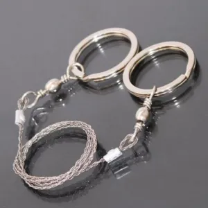 Portable Survival Gear Steel Wire Saw Manual Hand Steel Rope Chain Travel Tool/ Outdoor