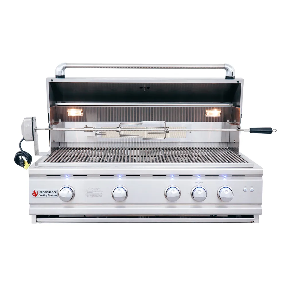 RCS Gas Grills - 38" Cutlass Pro Freestanding Grill - RON38B CK