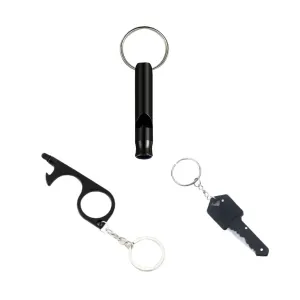 Safety Tool Keychains 3-Piece Self Defense Kit