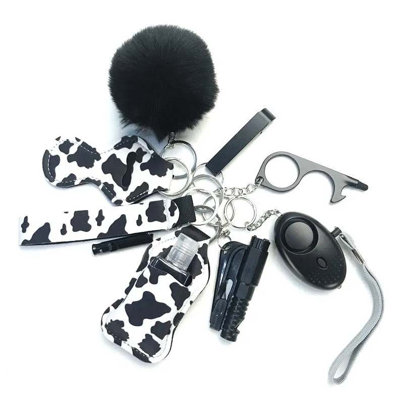 Safety Tools 10-Piece Self Defense Keychain Set