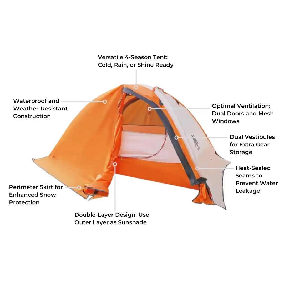 San Gabriel 4 Season Backpacking Tent 2-Person