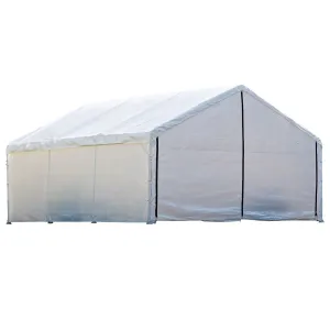 ShelterLogic | Canopy Enclosure Kit 18 × 40 ft. White (FR Rated - Frame and Canopy Sold Separately)