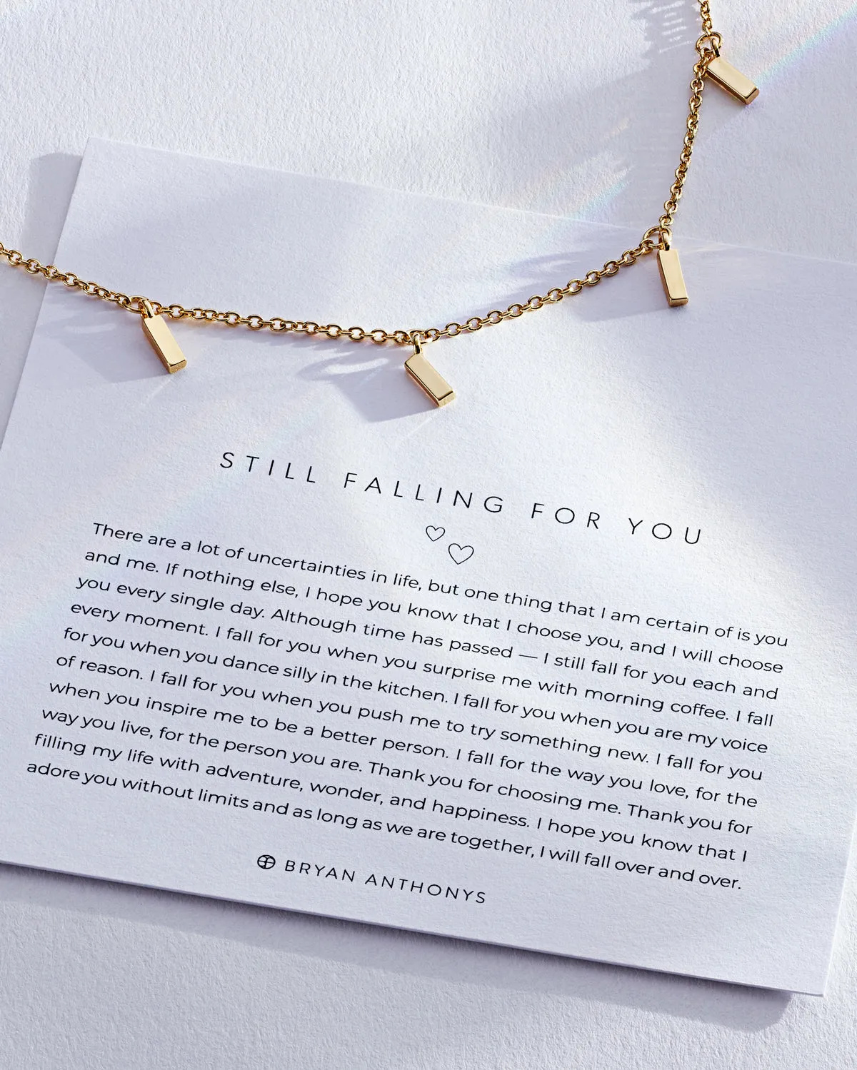 Still Falling For You Necklace