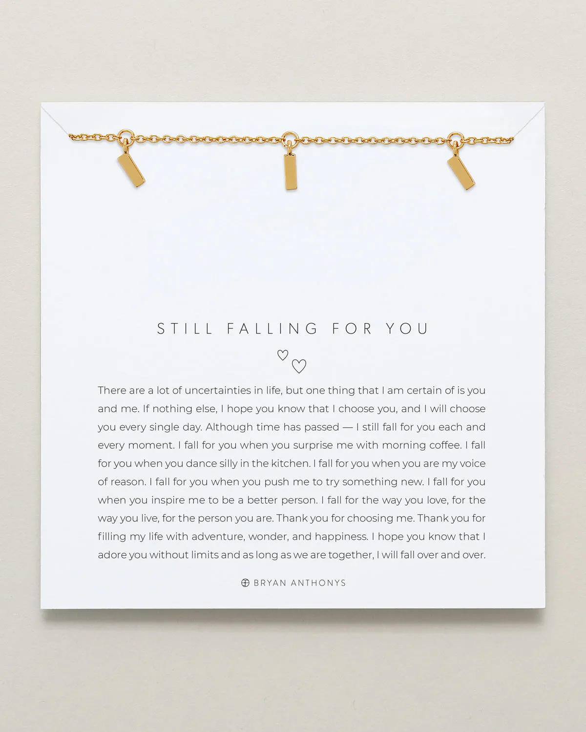 Still Falling For You Necklace