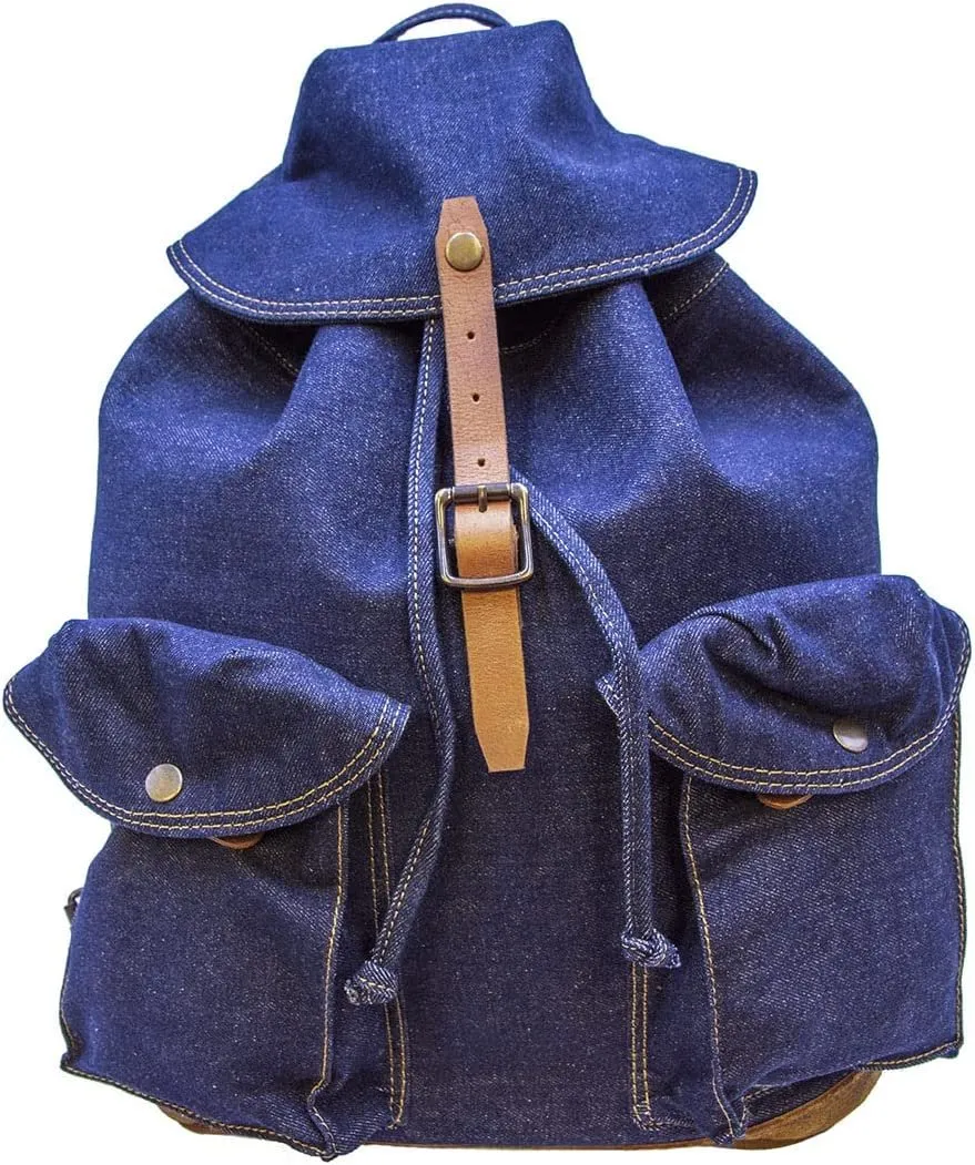 STS Ranchwear Blue Bayou Denim Knapsack Backpack