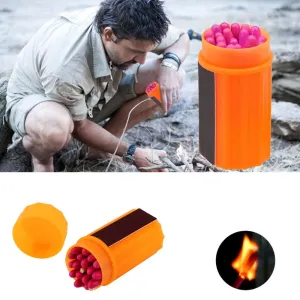 Waterproof Windproof Emergency Survival Tool Kit Gear Matches