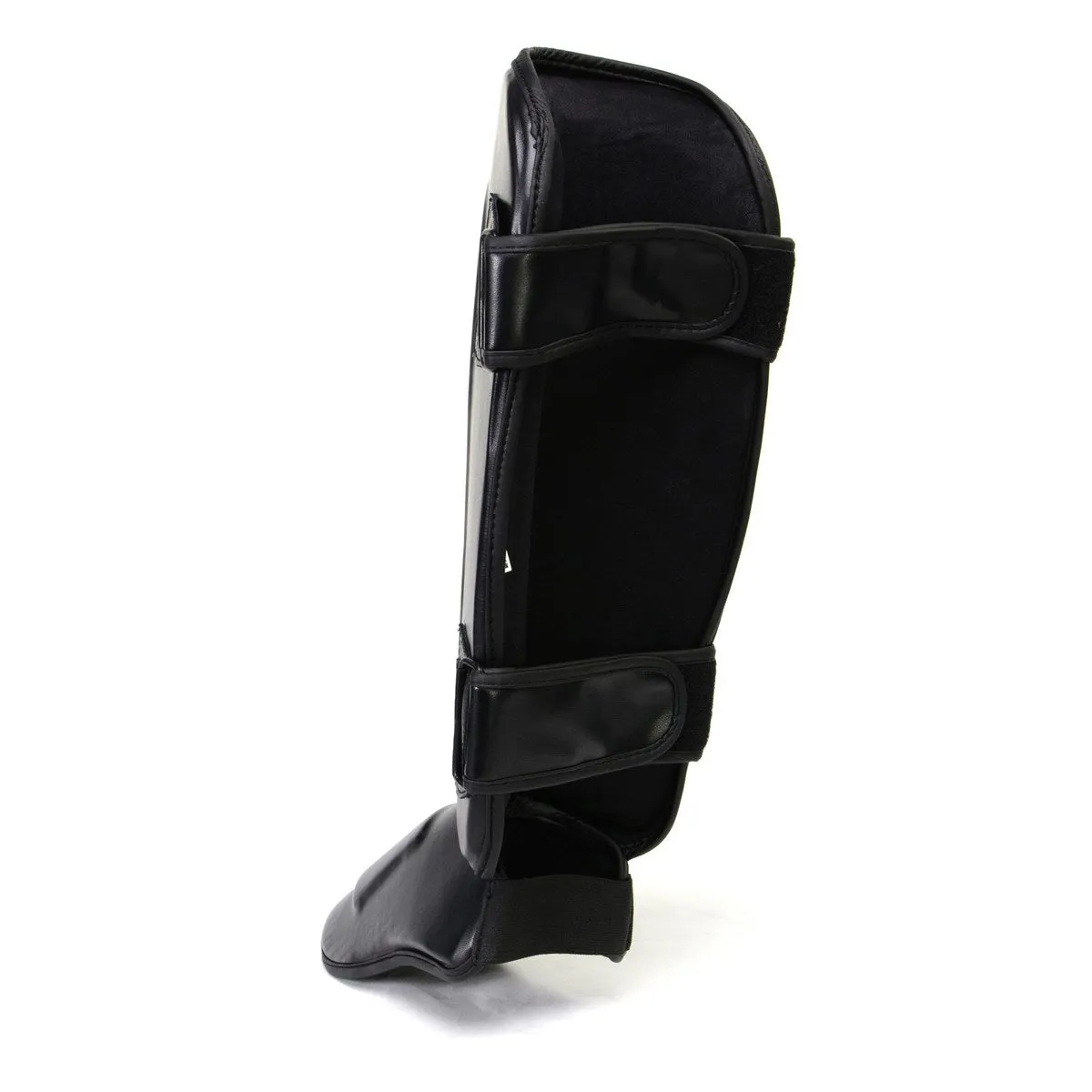 X-Fitness XF1001 Black Muay Thai Kickboxing Shin Guards