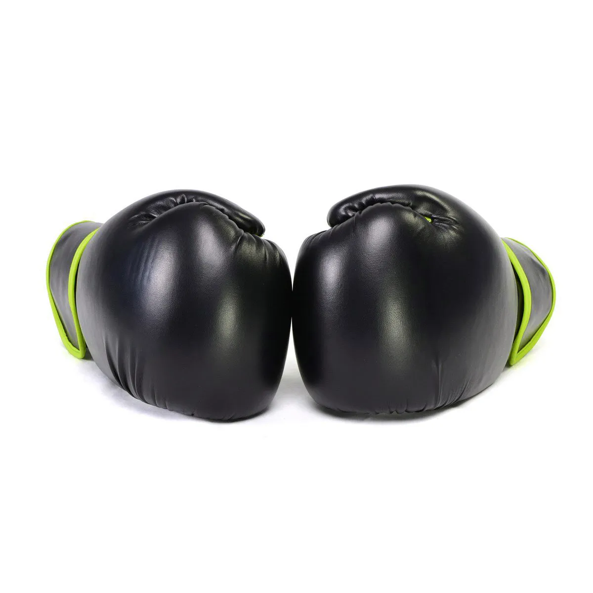 X-Fitness XF2000 Gel Boxing Kickboxing Punching Bag Gloves-BLK/GREEN